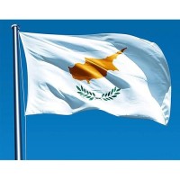 Cyprus Flag 3X5 Ft Large Moderateoutdoor Both Sides Greek Cypriot And Turkish Cypriot Peace Flag Canvas Header And Double Stit