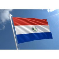 Paraguay Flag 3X5 Ft Outdoor Large Moderateoutdoor Both Sides Heavy Duty100D Polyester Canvas Header And Double Stitched Bra