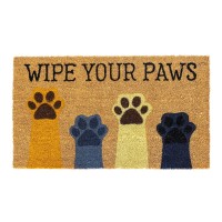 Avera Products Wipe Your Paws Natural Coir Doormat Antislip Rubber Back 17 X 29 Perfect For Outdoors Low Maintenance Anim