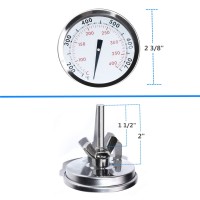 67088 67731 Thermometer With Tab Replacement For Weber Genesis 300 Ii And Summit Series 238 Diameter Center Mount Thermost