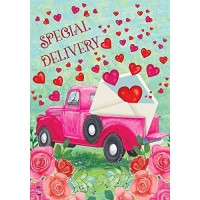 Valentines Delivery House Flag 40 X 28 Briarwood Lane