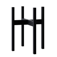 Faithland Mid Century Plant Stand Indoor Outdoor Excluding 10 Plant Pot Metal Planter Stand Potted Plant Holder Black Ho