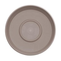 Bloem Terra Pot Round Drain Saucer 14 Pebble Stone Matte Finish Durable Resin Ribbed Bottom For Indoor And Outdoor Use