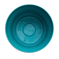 Bloem Saturn Round Planter With Saucer Tray: 10