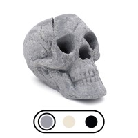 Osker Ceramic Fireproof Fire Pit Skull Log For Bonfire Campfire Fireplace Firepit Halloween Decor For Gas Propane Or Wo