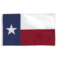 Texas Flag 4X6 Heavy Duty Outdoor Embroidered Sewn Heavy Duty 100 Nylon Flags Vivid Color Brass Grommets And 4 Stitch Hemmi