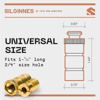 Silginnes Pool Cover Anchors Concrete And Pavers Deck 10 Pack Universal Size Fits 34 Hole Best For Pool Safety Cover Inst