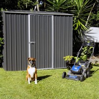 Absco 7 X 3 Space Saver Metal Storage Shed