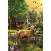 Great Outdoors Summer Garden Flag Elk Wildlife Outdoors 125X18 Briarwood Lane