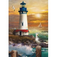 Sunset Lighthouse Summer Garden Flag Nautical 125 X 18 Briarwood Lane