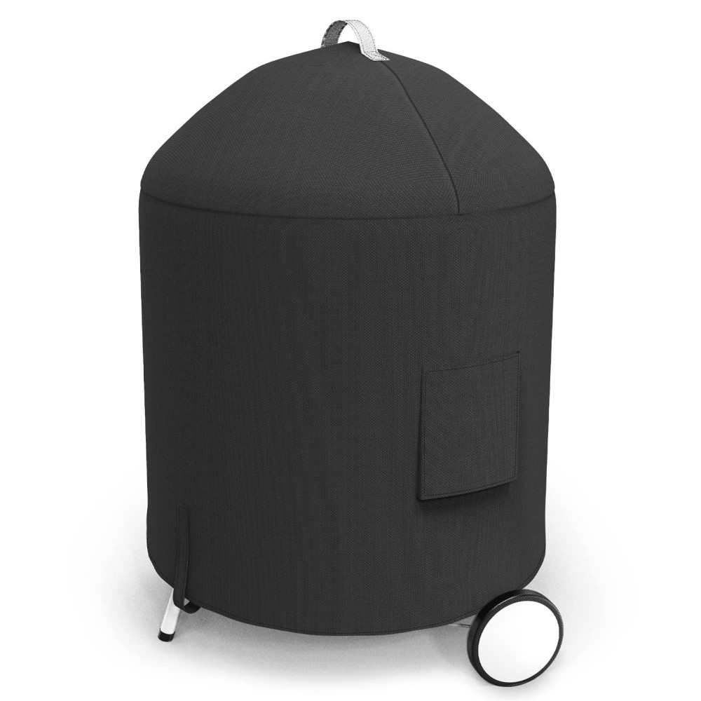 Grisun Premium Grill Cover For Weber 22 Inch Charcoal Kettle Grill Antifade Waterproof Kettle Cover Compatible With Weber 7176