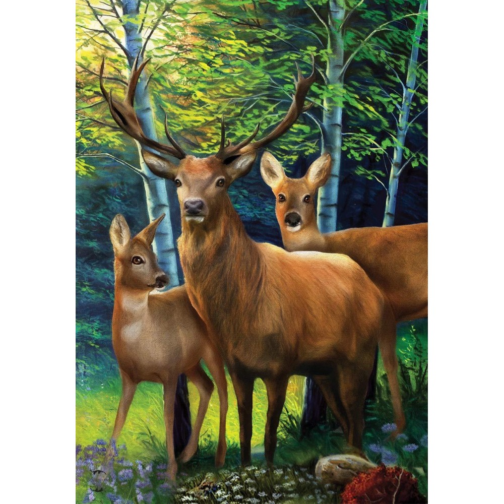 Deer Family Summer Garden Flag Buck Doe Wildlife 125 X 18 Briarwood Lane