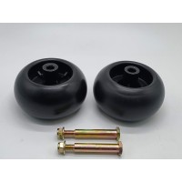 2 Pcs Deck Wheels Shoulder Bolts Lock Nuts For 133957 174873 532133957 532174873 Replace 73403058 75304856 92683 92265