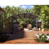 Palram Canopia Tucson 12 X 14 Gazebo Gray Bronze