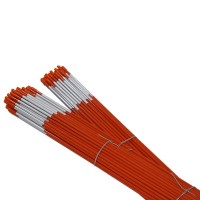 72 Driveway Markers Snow Stakes Plow Stakes Orange Reflective Fiberglass 6Ft 516Inch Dia Pack Of 100