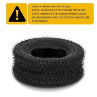 Partsdiyer 16X6508 Lawn Mower Tires 16X650X8 Tractor Turf Tire 16X6508 Nhs Tires 4Pr Ply Tubeless Set Of 2