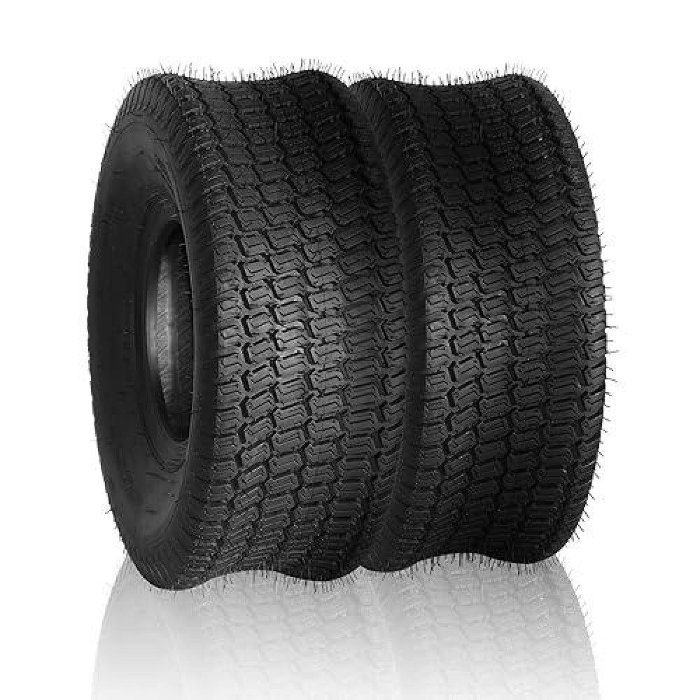 Partsdiyer 20X8008 Lawn Mower Garden Tires 20X800X8 Turf Tractor Golf Cart Tubeless Tires Set Of 2 4Ply