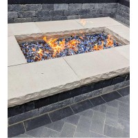 Grisun Fire Glass Mixed Color For Fire Pit 12 Inch 10 Pounds Reflective Tempered Glass Rocks For Natural Or Propane Fireplace