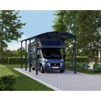 Palram Hg9127 Arcadia Alpine Rv Carport 28 X 12 X12 Bronzegray