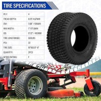 Partsdiyer 18X8508 Lawn Mower Tires 18X850X8 Tractor Turf Tire 18X85X8 Nhs Tires 4Pr Ply Tubeless Set Of 2