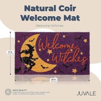 Juvale Halloween Coir Door Mat 30X17 Inches Welcome Witches Door Mat Durable Halloween Outdoor Mat For Seasonal Decor Nonslip