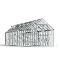 Palram Canopia Snap Grow 8 Ft X 28 Ft Greenhouse Kit Hobby Diy Walk In Green House Heavy Duty Polycarbonate With Aluminium