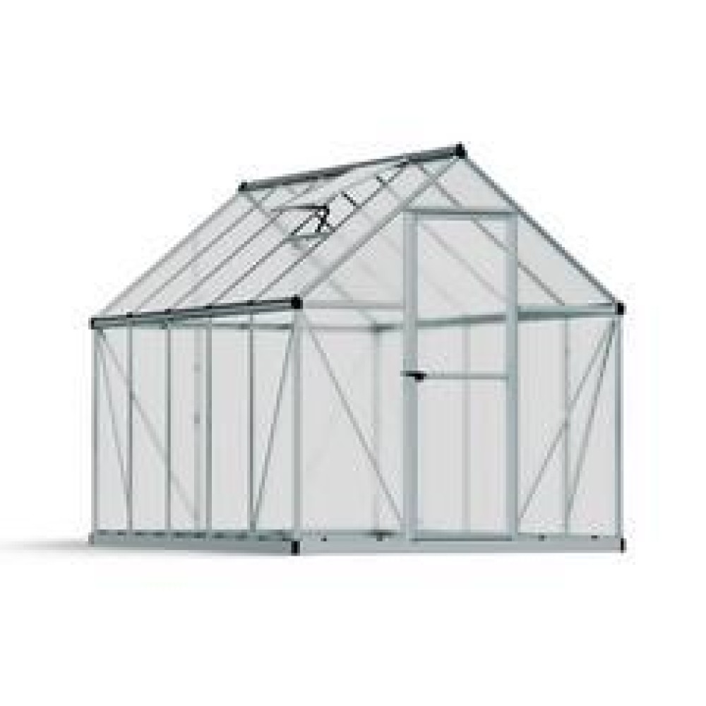 Palram Canopia Mythos 6 X 10 Greenhouse Silver