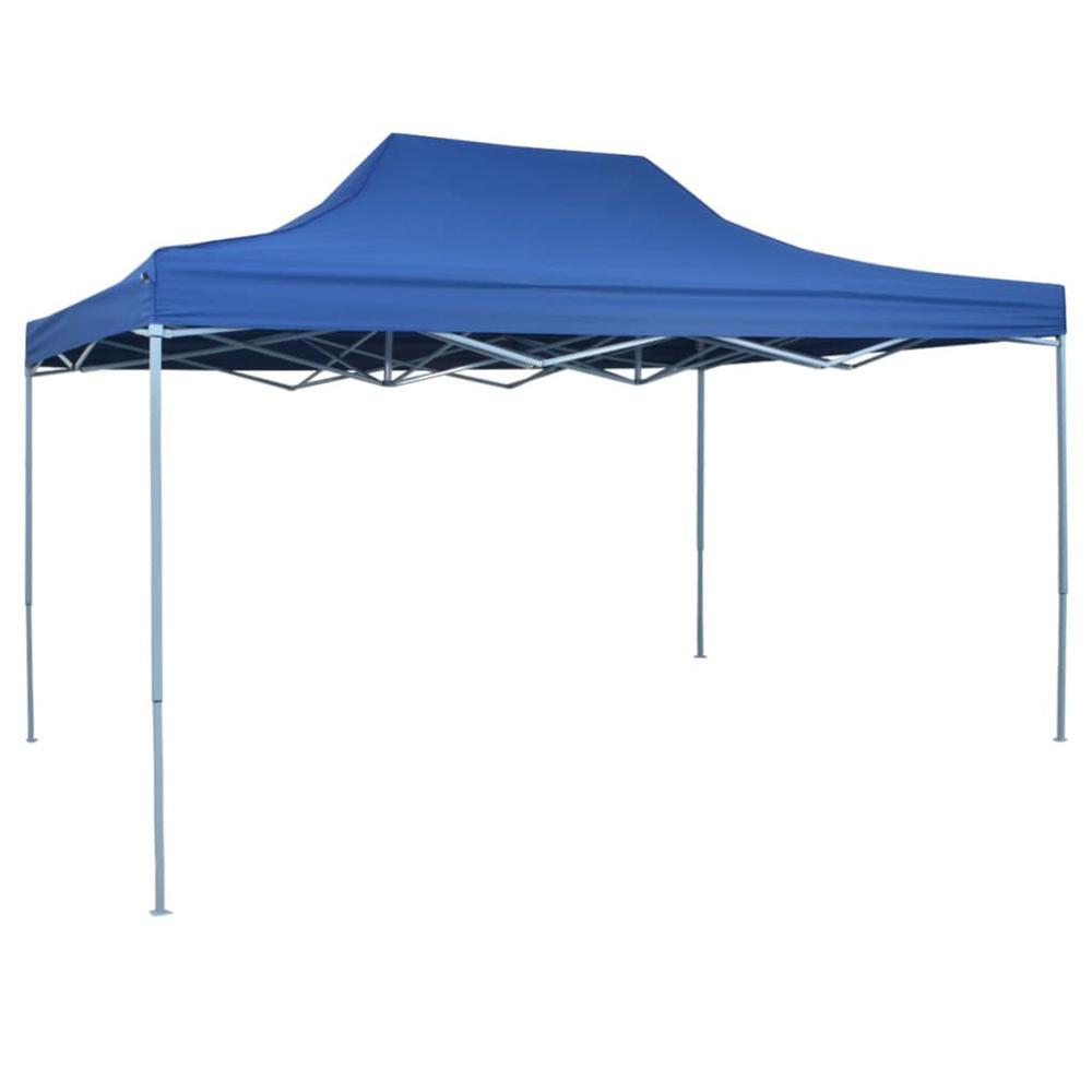 vidaXL Professional Folding Party Tent 1181x1575 Steel Blue 48889
