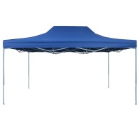 vidaXL Professional Folding Party Tent 1181x1575 Steel Blue 48889