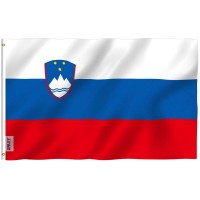 Anley Fly Breeze 3X5 Feet Slovenia Flag Vivid Color And Fade Proof Canvas Header And Double Stitched Slovene Flags Polyest