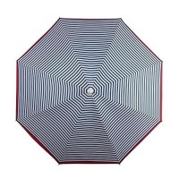 Picnic Time Outdoor Canopy Sunshade Beach Umbrella 5.5'  Small Patio Umbrella  Beach Chair Umbrella  (Blue Pinstripe Pattern)