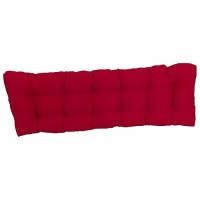 Blazing Needles Twill Tufted Bench Cushion, 60