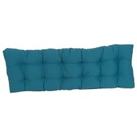 Blazing Needles Twill Tufted Bench Cushion, 60