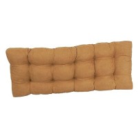 Blazing Needles Microsuede Tufted Bench Cushion, 51