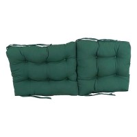 Blazing Needles 18 38-Inch Twill Seat/Back Tufted Chair Cushion, 18