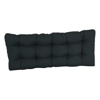 Blazing Needles Twill Tufted Bench Cushion, 51