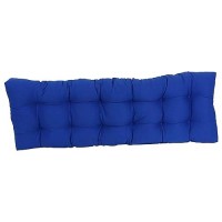 Blazing Needles Twill Tufted Bench Cushion, 60