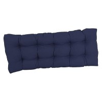 Blazing Needles Twill Tufted Bench Cushion, 51