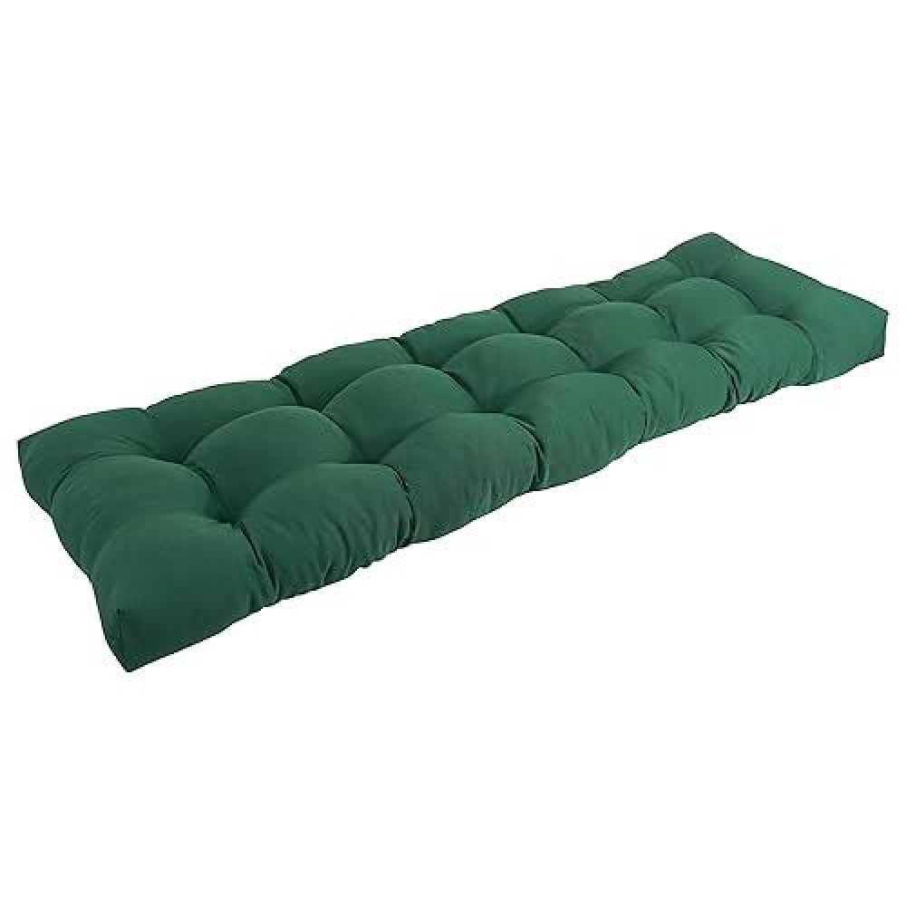 Blazing Needles Twill Tufted Bench Cushion, 60