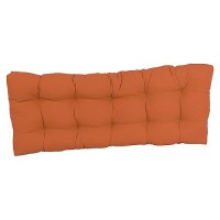 Blazing Needles Twill Tufted Bench Cushion, 46