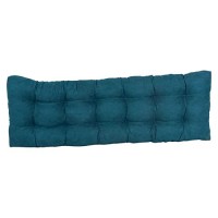 Blazing Needles Microsuede Tufted Bench Cushion, 60