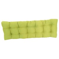 Blazing Needles Twill Tufted Bench Cushion, 55