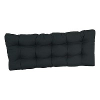 Blazing Needles Twill Tufted Bench Cushion, 46