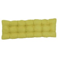 Blazing Needles Microsuede Tufted Bench Cushion, 60