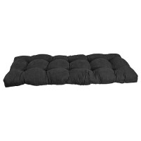 Blazing Needles Microsuede Tufted Bench Cushion, 51