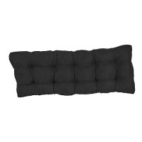 Blazing Needles Microsuede Tufted Bench Cushion, 51