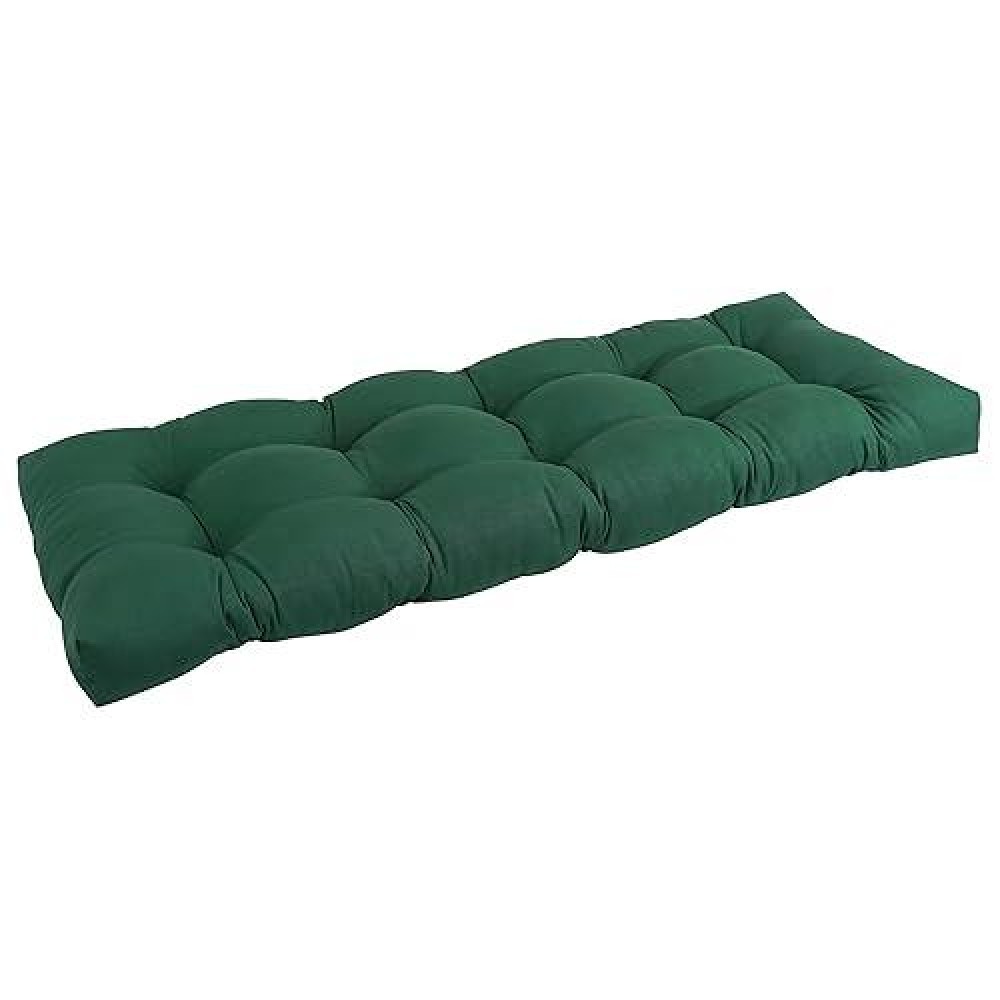 Blazing Needles Twill Tufted Bench Cushion, 46