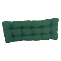 Blazing Needles Twill Tufted Bench Cushion, 46