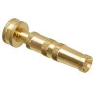 Atdawn Brass Hose Nozzle Heavyduty Brass Adjustable Twist Hose Nozzle 2 Pack 4