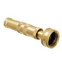 Atdawn Brass Hose Nozzle Heavyduty Brass Adjustable Twist Hose Nozzle 2 Pack 4